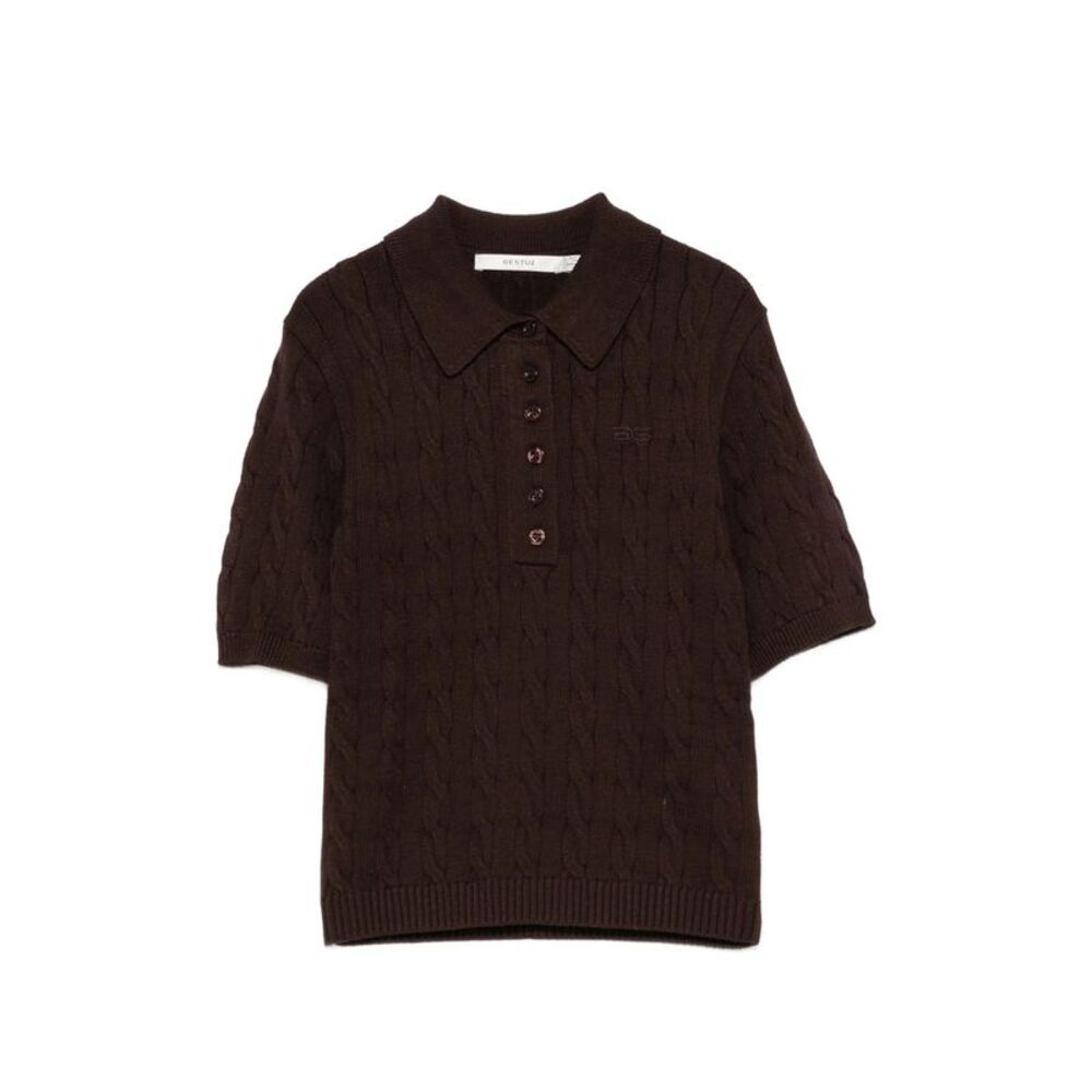 Gestuz Brown Tops - Polo Tops Women